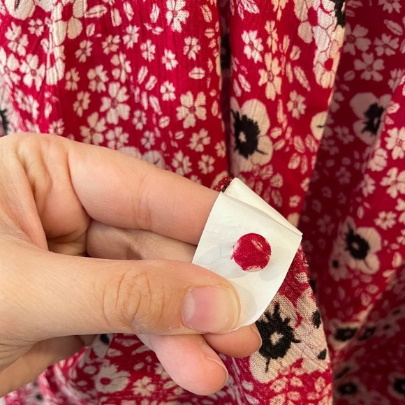 Zara Floral Print Kimono Sleeve Peasant Top XS - Picture 9 of 15